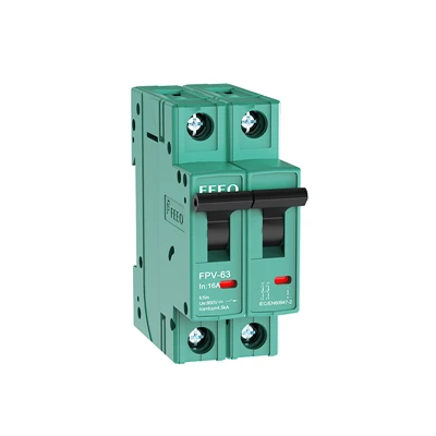 BỘ NGẮT MẠCH NĂNG LƯỢNG MẶT TRỜI 2P DC MCB CHO PANEL